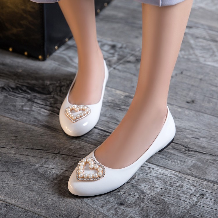 Fashion Flat Shoes with Rhinestone and Metal Decor - Style c.html - Image 2