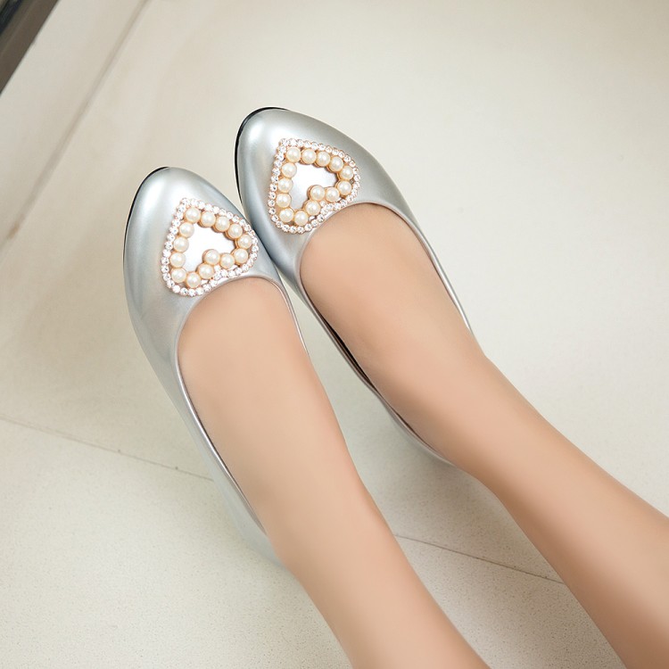 Fashion Flat Shoes with Rhinestone and Metal Decor - Style c.html - Image 3