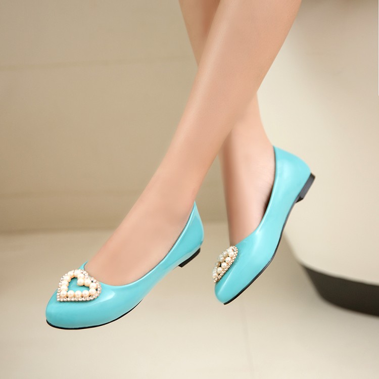 Fashion Flat Shoes with Rhinestone and Metal Decor - Style c.html - Image 4