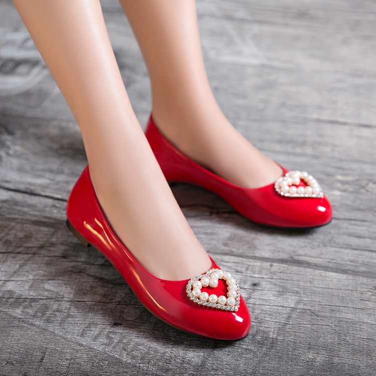 Fashion Flat Shoes with Rhinestone and Metal Decor - Style c.html - Image 5