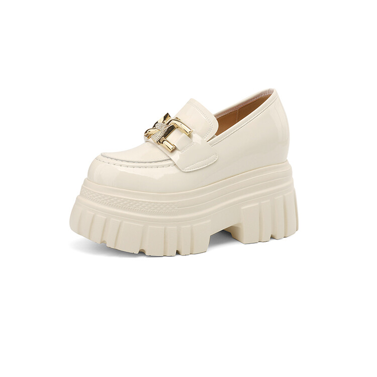 Women's Platform Rocker Shoes Patent Leather Slip-On High Heel - Style s.html - Image 5