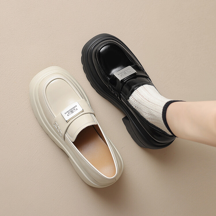 Women's Platform Rocker Shoes with Chunky Heel and Slip-On Design - Image 4