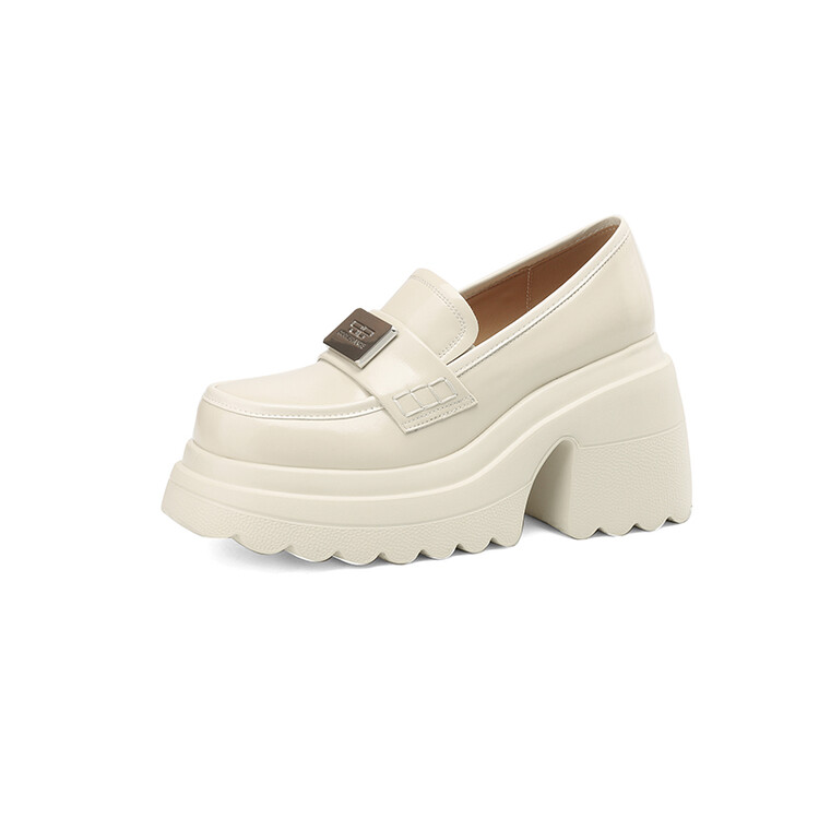 Women's Platform Rocker Shoes with Chunky Heel and Slip-On Design - Image 5